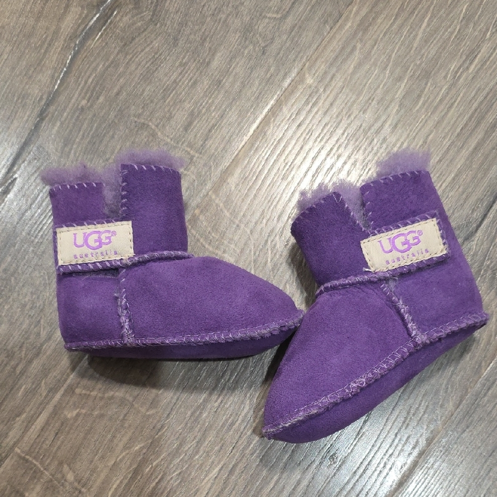 UGG Purple Infant Booties Size Small